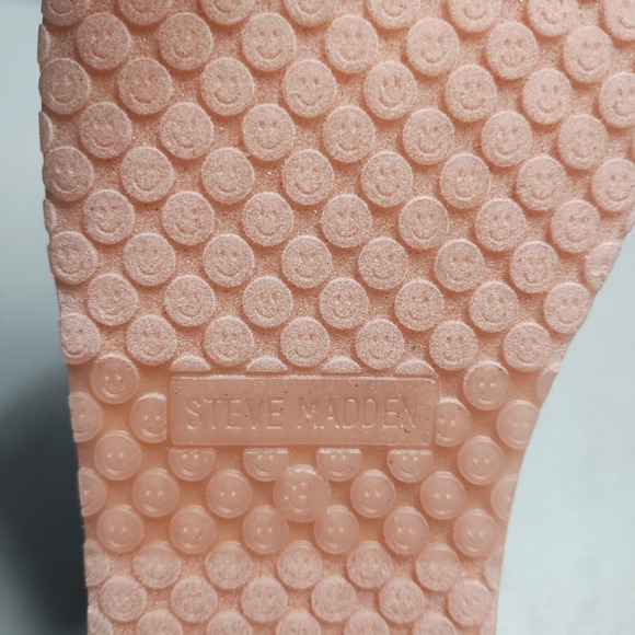 Steve Madden Hopee Sneakers Girls US 3M Multi Patches Denim Athletic Lace Up - Picture 13 of 16